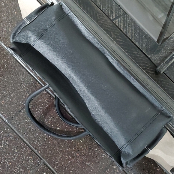 VINTAGE-ADDICTION LARGE  ARTISAN AFGHANISTAN DESIGN TOTE BAG BLACK - Picture 14 of 16